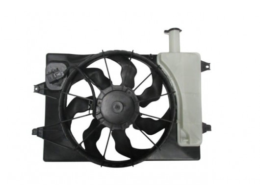 HYUNDAI ELANTRA- 16/18; RADYATÖR FAN DAVLUMBAZI KOMPLE BENZİNLİ (7 KANAT) (SU BİDONLU/MOTORLU)(ORİS)