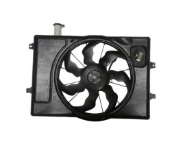 HYUNDAI ELANTRA- 16/18; RADYATÖR FAN DAVLUMBAZI KOMPLE BENZİNLİ (7 KANAT) (SU BİDONLU/MOTORLU)(ORİS)