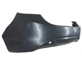 HYUNDAI ELANTRA- 11/14; ARKA TAMPON SİYAH (REFLEKTÖR DELİKLİ KARLIKSIZ TIP) (FPI)