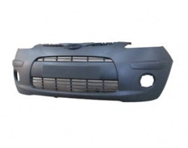 HYUNDAI I10- 08/11; ÖN TAMPON SİYAH (SİS DELİKLİ/KENDİNDEN BANTLI/ÇEKİ DEMİRİ KAPAKLI) (MY)