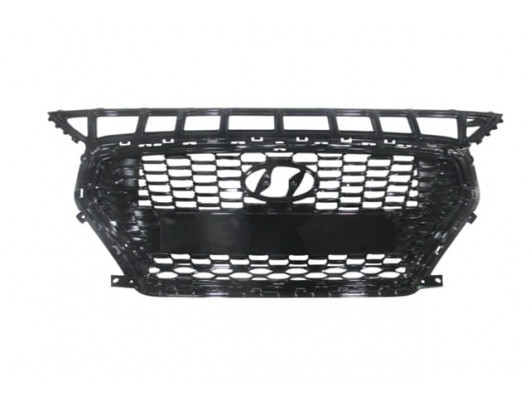 HYUNDAI I30- 17/18; ÖN PANJUR SİYAH NİKELAJ ÇERÇEVESİZ (TYG)