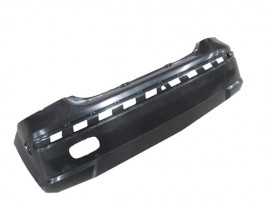 HYUNDAI GETZ- 03/05; ARKA TAMPON SİYAH (BANTLI TİP (SOL SİS LAMBA DELİKLİ) (TYG)