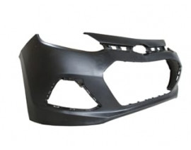 HYUNDAI I10- 13/16; ÖN TAMPON SİYAH (SİS/PANJUR DELİKİ) (TYG)