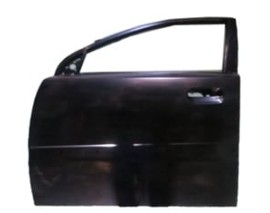 KIA RIO- III- 06/11; ÖN KAPI KOMPLE SOL SİYAH BAND DELİKLİ ÇELİK BARLI (İCELİ/TENASONLU) (TW)