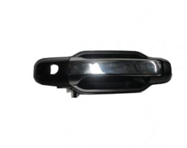 KIA SORENTO- 02/09; ÖN KAPI DIŞ AÇMA KOLU SOL SİYAH (ELCEĞİ NİKELAJLI) (ANAHTAR DELİKLİ) (HUSHAN)