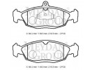 OPEL ASTRA- F- SD/HB- 92/94; ÖN FREN BALATASI (KABLOSUZ)DİSK(140,2X58,5X16,5/14 0,2X48X16,5)(BRA