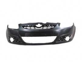 OPEL CORSA- D- 07/11; ÖN TAMPON SİYAH (SİS/IZGARA DELİKLİ/SENSÖR DELİKSİZ) (EUROBUMP)
