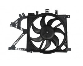 OPEL CORSA- C- 04/06; RADYATÖR FAN DAVLUMBAZI KOMPLE 1.4 (7 KANAT) (MOTORLU) (ORİS)