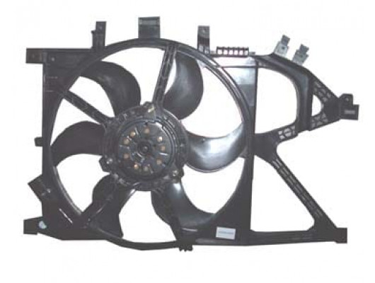OPEL CORSA- C- 04/06; RADYATÖR FAN DAVLUMBAZI KOMPLE 1.7CC 2FİŞLİ (5KANAT)(DİZEL TİP) (BFN)