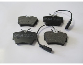 OPEL VIVARO- 04/08; ARKA FREN BALATASI (2 KABLOLU)(DİSK)(94,8x57,4x15) (BRAMAX)