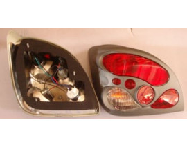 FORD FIESTA- 00/02; MODİFİYE STOP LAMBASI SAĞ/SOL SET 2 PARÇA GRİ/KIRMIZI/BEYAZ (TYC)