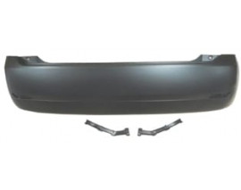 FORD FIESTA- 02/05; ARKA TAMPON SİYAH (REFLEKTÖR DELİKLİ BAĞLANTI BRAKETLERİ İLE) (EUROBUMP)