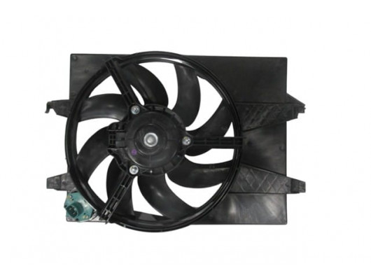 FORD FIESTA- 07/09; RADYATÖR FAN DAVLUMBAZI KOMPLE 1.4 TDCİ (8 KANAT) (MOTORLU) (ORİS)