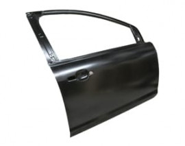 FORD FOCUS- SD/HB- 05/07; ÖN KAPI KOMPLE SAĞ SİYAH BAND DELİKSİZ (İCELİ/ÇEKOMASTİKLİ) (TW)