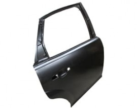 FORD FOCUS- SD/HB- 05/07; ARKA KAPI KOMPLE SAĞ SİYAH BAND DELİKSİZ (İCELİ/ÇEKOMASTİKLİ) (BFN)