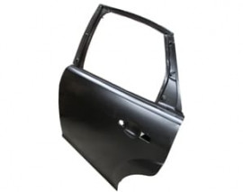 FORD FOCUS- SD/HB- 05/07; ARKA KAPI KOMPLE SOL SİYAH BAND DELİKSİZ (İCELİ/ÇEKOMASTİKLİ) (BFN)