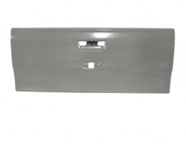 FORD RANGER- PICK UP- 19/22; ARKA BAGAJ KAPAĞI (ORTADAN AÇMALI) GRİ BOYALI (İCELİ/ÇEKOMASTİKLİ) (TW)