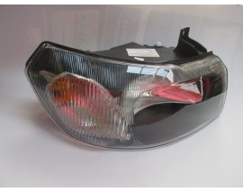 FORD TRANSIT- V184- 02/06; FAR LAMBASI SAĞ ELEKTRİKLİ/MANUEL SİYAH 4 FİŞLİ (H4)(AYFAR) (E MARKLI)