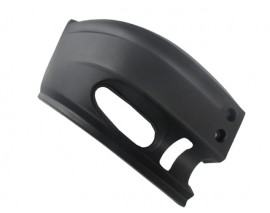 FORD TRANSIT- V184- 02/06; ÖN TAMPON UCU SAĞ SİYAH (SİS DELİKLİ) (EUROBUMP)