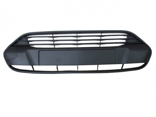 FORD TRANSIT CONNECT- 15/18; ÖN TAMPON PANJURU ORTA SİYAH (PLAKA TAKILAN) (TYG)