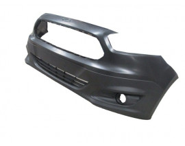 FORD TOURNEO COURIER- 14/18; ÖN TAMPON SİYAH IZGARALI/SİS DELİKLİ/SİS KAPAKLARI ÜZERİNDE