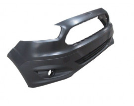 FORD TOURNEO COURIER- 14/18; ÖN TAMPON SİYAH IZGARALI/SİS DELİKLİ/SİS KAPAKLARI ÜZERİNDE