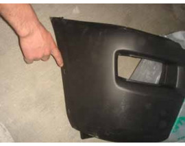 ISUZU D MAX- PICK UP- 06/07; ÖN TAMPON (SİS DELİKLİ DODİK DELİKLİ (4X4) (UZUN PANJURLU TİP) (MY)