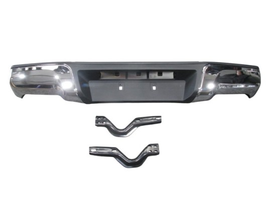 ISUZU D MAX- PICK UP- 12/17; ARKA TAMPON (NİKELAJ KAPLAMALI BAĞLANTI AYAKLARI İLE BİRLİKTE)(TW)