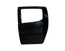 ISUZU D MAX- PICK UP- 12/17; ARKA KAPI KOMPLE SOL SİYAH (İCELİ/ÇEKOMASTİKLİ) (YAN SANAYİ) (BFN)