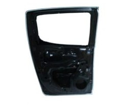 ISUZU D MAX- PICK UP- 17/19; ARKA KAPI KOMPLE SOL SİYAH (İCELİ/ÇEKOMASTİKLİ) (YAN SANAYİ) (BFN)