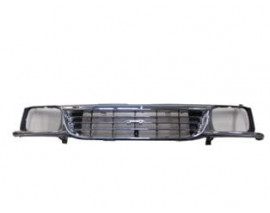 ISUZU TFR PICK UP- 94/97; ÖN PANJUR NİKELAJLI (FAR YUVASI SİYAH) (MY)