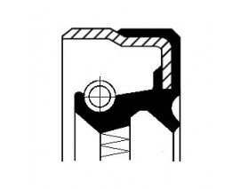 01019205B ARKA AKS KEÇESİ 40x52x7x12.5 CADDY II-A4 96-04