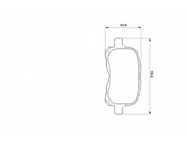 0986TB2326 ÖN BALATA COROLLA 1.4- 1.6 04/97-02/00 E11-E12J-E12U