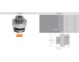 10 DIS FORD FIESTA-FOCUS 1.4-1.6 16V-C-MAX 1.6-VOLVO S40 1.6