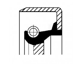 12011539B KRANK KEÇESİ- EKSANTIRIK ÖN 1600 M131 30x52x7