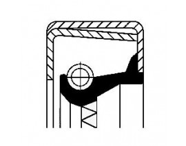 12011593B YAĞ KEÇESİ 140x160x14 B2DRW ACM KEÇE IVECO