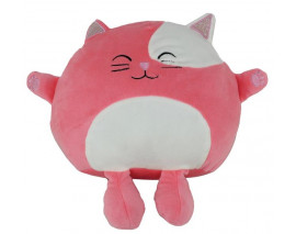 35 CM KEDİ YASTIK PEMBE RENK PELUŞ