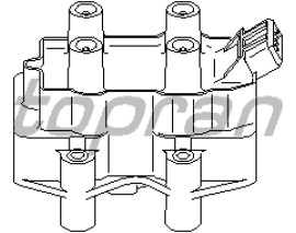 755 ATEŞLEME BOBİNİ ASTRA F 2.0 16V 95-98 -VECTRA A 2.0 16V 94-95 -VECTRA B 2.0 16V 95-00 X20