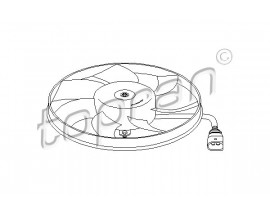 755 FAN MOTORU SAĞ GOLF 5-6-PASSAT-JETTA-CADDY 3-A3-OCTAVIA-SUPERB-LEON 1.4-1.6-1.9-2.0 150Wx 292.9mm