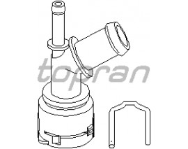 755 TERMOSTAT YUVASI FLANŞI BORA-GOLF IV-A3-LEON 1.6-2.0 96-06