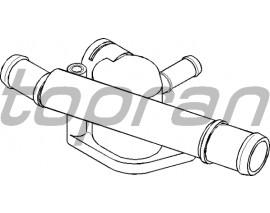 755 TERMOSTAT YUVASI FLANŞI BORA-GOLF IV-POLO-SHARAN 1.9TDI 1.4 TDI 2.5 TDI 98-06 -A3-A4