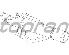 755 TERMOSTAT YUVASI FLANŞI CADDY III-GOLF V-PLUS-JETTA III-PASSAT-A3-ALTEA-LEON-TOLEDO-SUPERB 1