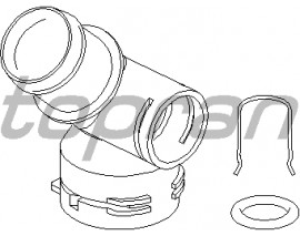 755 TERMOSTAT YUVASI FLANŞI GOLF V-VI-PLUS-JETTA III-PASSAT-SCIROCCO-TOURAN-A3-OCTAVIA 1.4-1.9-2.0