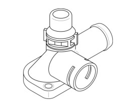 755 TERMOSTAT YUVASI FLANŞI PASSAT
