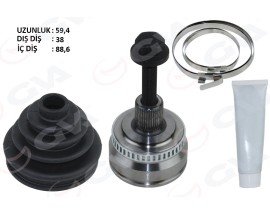 AKS KAFASI DIŞ A4-A6 1.6-1.8 T-2.0 00-04 ALZ-AVJ-ALT 1.6-1.8 T-2.0