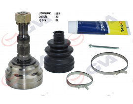 AKS KAFASI DIŞ ÖN ASTRA G 1.4/1.6 16V 98-05 33x22x52 153.5mm