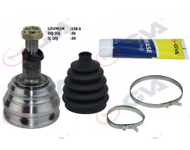 AKS KAFASI DIŞ ÖN GOLF4-BORA-A3-LEON-TOLEDO-OCTAVIA 1.9TDI/1.8 97-05 AGR/AGN 36x30x53.2 138.5mm