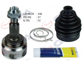 AKS KAFASI DIŞ ÖN KANGOO 3 1.5 DCİ 08- 27x22x56.7 146mm