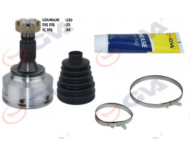 AKS KAFASI DIŞ ÖN PARTNER/C4 1.6 HDI 09- 307 00-07 1.4/1.6 HDİ 25x34x58 134.5mm