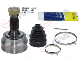 AKS KAFASI DIŞ ÖN PEUGEOT 306 1.6 93-00 25x22x54.8 127mm